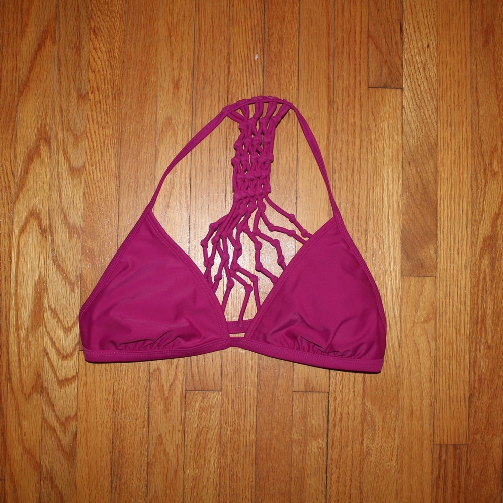 Magenta bikini top